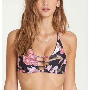 NWT Billabong Sweet Tide Reversible V-Neck Cami Bikini Top